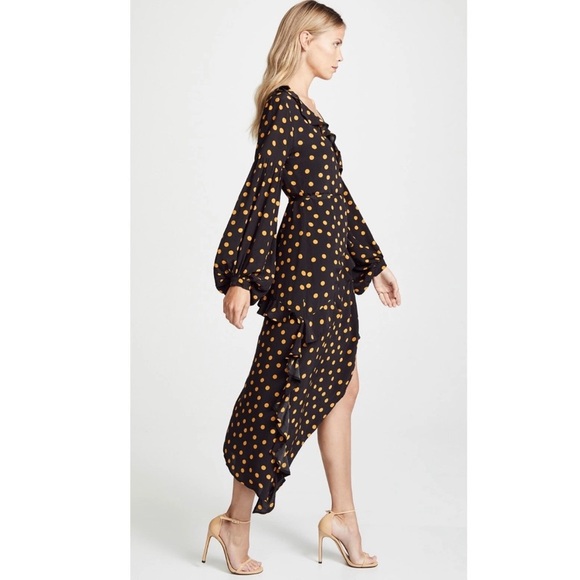 Capulet Pansy Gold Dot Wrap Dress.
Black. Size S MSRP $185 - Picture 3 of 11